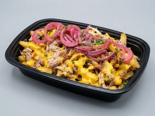 Patatas Fritas Caseras Pulled pork