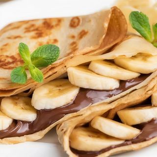 Leche condensada y plátano 