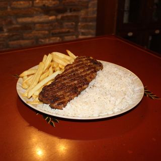 Steak Especiado De Carne
