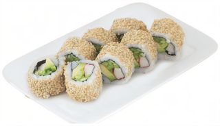 Sésamo Rollo Con Surimi (8 Pzs.)