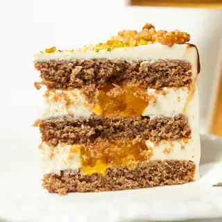 Colibri cake con maracuyá (ración)