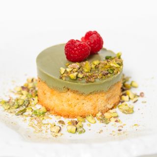Tarta de pistacho y cardamomo 99% sin gluten