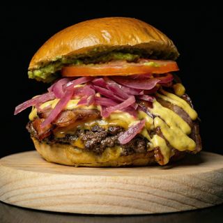 MEXICAN SMASH BURGER + PATATAS