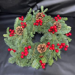 CORONA NAVIDEÑA DECORATIVA