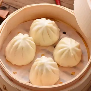 25.xiao lon bao, bolitas esponjosos de carne y verduras