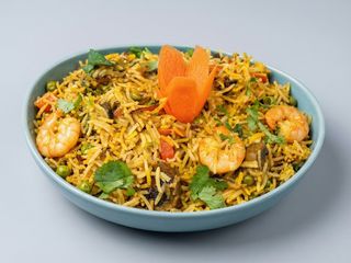 Gambas biryani