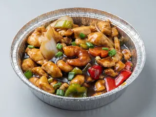 102. Pollo Con Gambas