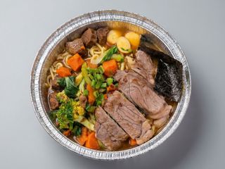 Ramen de ternera con salsa china