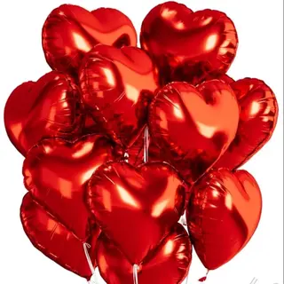 Globo corazón rojo con Helio