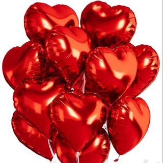 Globo corazón rojo con Helio