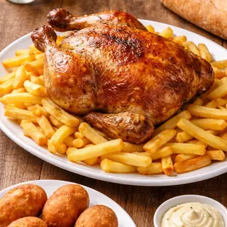Oferta De 1 Pollo, Patatas, Bacon, Queso Y Pan