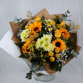 Bouquet flores amarillas