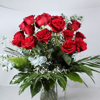 Bouquet 7 rosas rojas premium