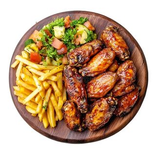 Menú Alitas De Pollo (6 Uds.)