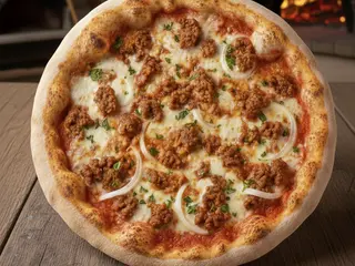 Pizza Con Salsiccia E Cipolla (40 Cm.)