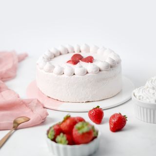 TARTA DE NATA Y FRESAS