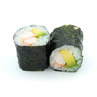 21B. Maki Nori De Langostino Con Aguacate Y Mayonesa (6 Uds.)