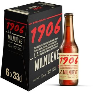 Cerveza 1906 Cristal 33cl 6Ud (1Ud/Pack)