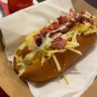 Menú Perro Ranchero 1 Patatas y 1 Bebida