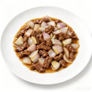 Ternera con cebolla 