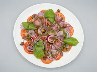 Ensalada de tomate a la napolitana