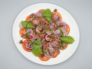 Ensalada de tomate a la napolitana