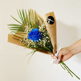 Ramo de 1 Rosas Azul "Esencia Azul"