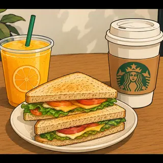 Desayuno sandwich
