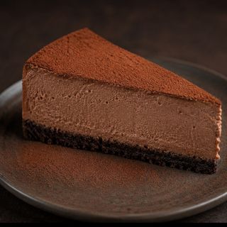 Tarta de queso de chocolate