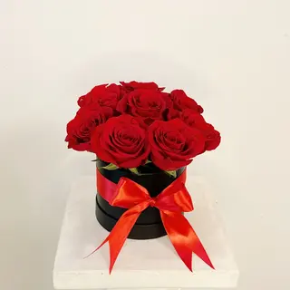 Caja de 8 Rosas Rojas Small 