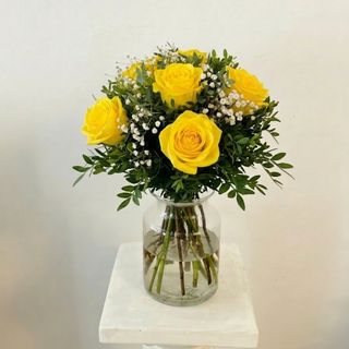 Ramo de 6 Rosas Amarillas"Irresistible"