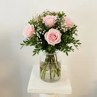 Ramo de 6 Rosas Rosetas "Irresistible"