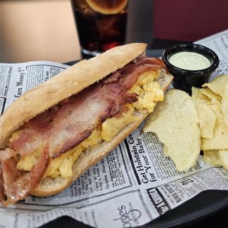 Bocata de Huevo y Bacon