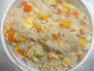 Arroz fritos con verduras