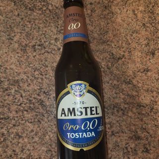 cerveza sin alcohol tostada