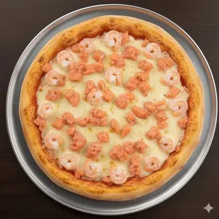 Pizza Salmon Y Gambas (Pequeña)