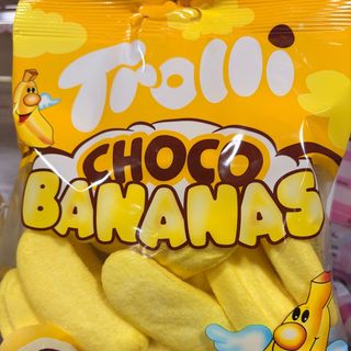 Bolsa de plátanos con chocolate