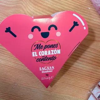 Corazón bombónes