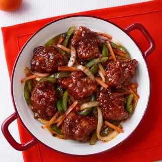 Costillas con salsa barbacoa