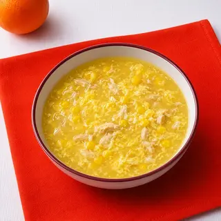 Sopa de Pollo y Maíz