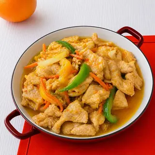 Pollo Con Salsa Satay(cacahuetes)