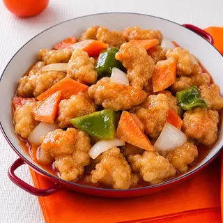 Pollo Con Salsa Agridulce