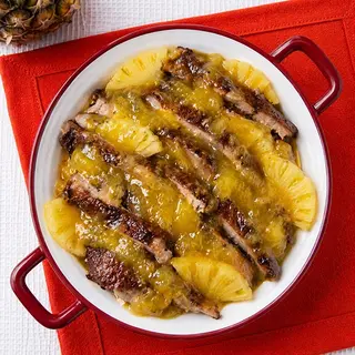 Pato Con salsa de Piña