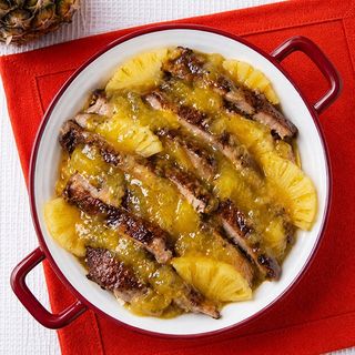 Pato Con salsa de Piña