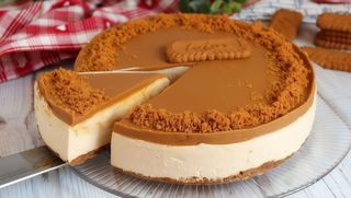 Tajada de tarta de lotus