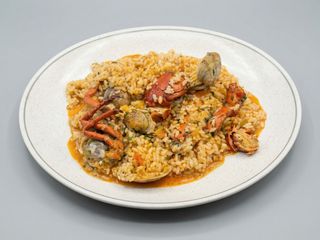 Risotto con Bogavante y almejas