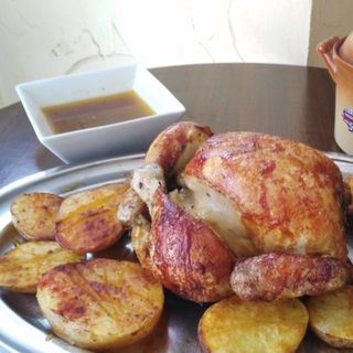 Pollo Asado  con patatas horno 300g