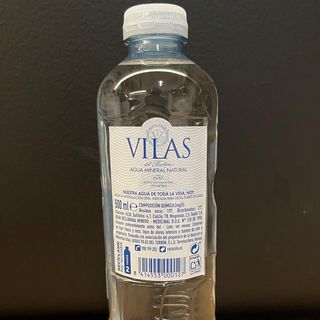 Botella de Agua Mineral natural