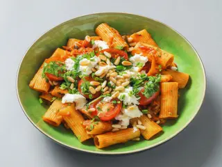 Rigatoni caprese