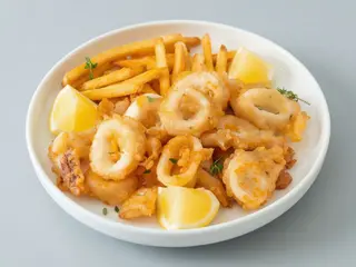 Calamares + patatas fritas